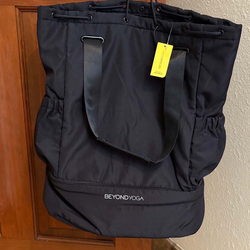 Beyond Yoga Black Duffel Bag